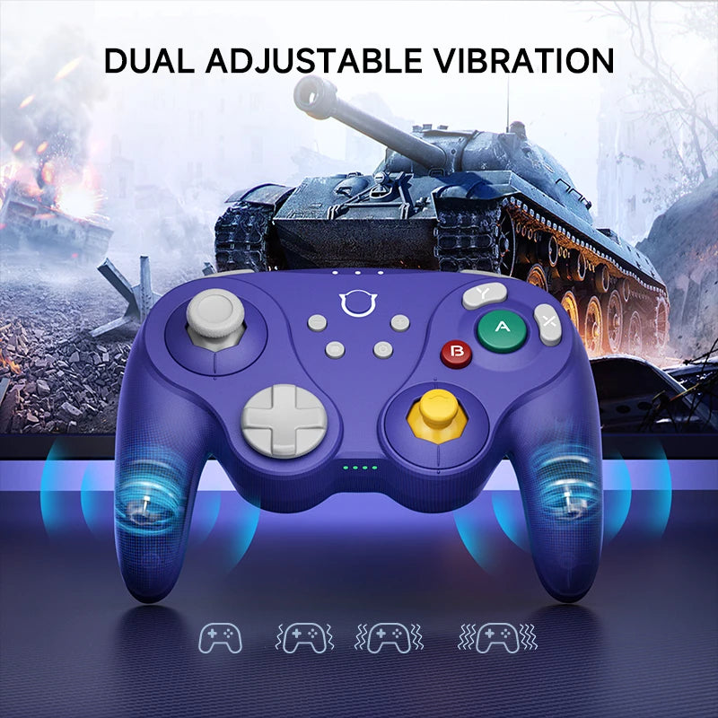 NYXI Warrior Lite Wireless Controller for Switch 2, Hall Effect Joystick No-Drift Gamepad for PC, Micro Mechanical Buttons Vibra