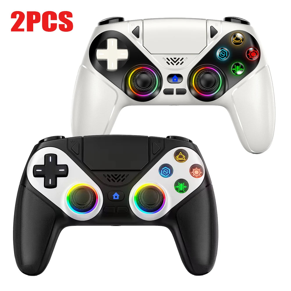 RGB Controller For Playstion 5/PS5 Pro/Slim/PC Wireless Gamepad Hall Effect Trigger Turbo Vibration controle ps5 Joystick