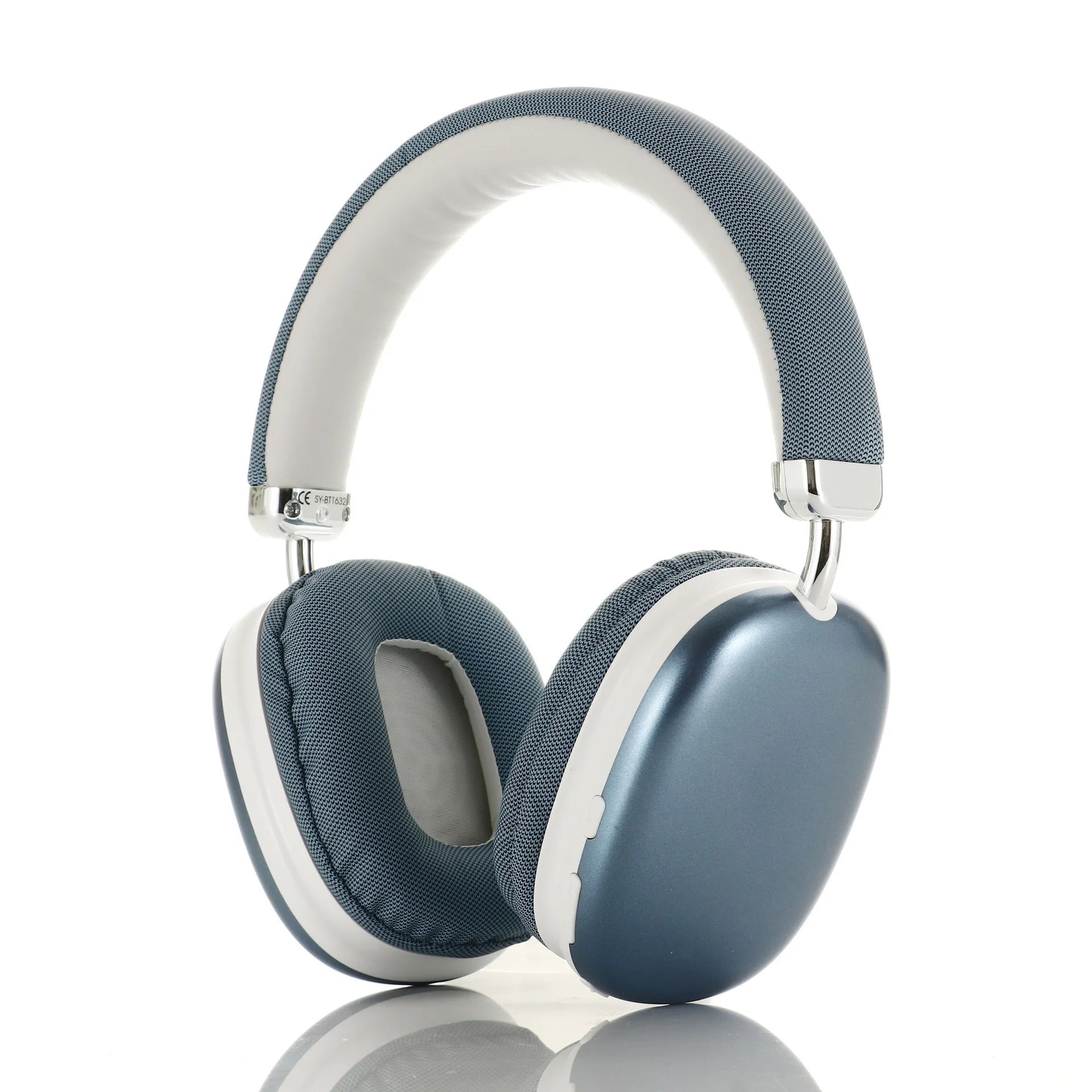 Fabric Headband Over-Ear Headphones Wireless Stereo HiFi Headset Adjustable Metal Rod Outdoor Music Noise Cancelling Earphones