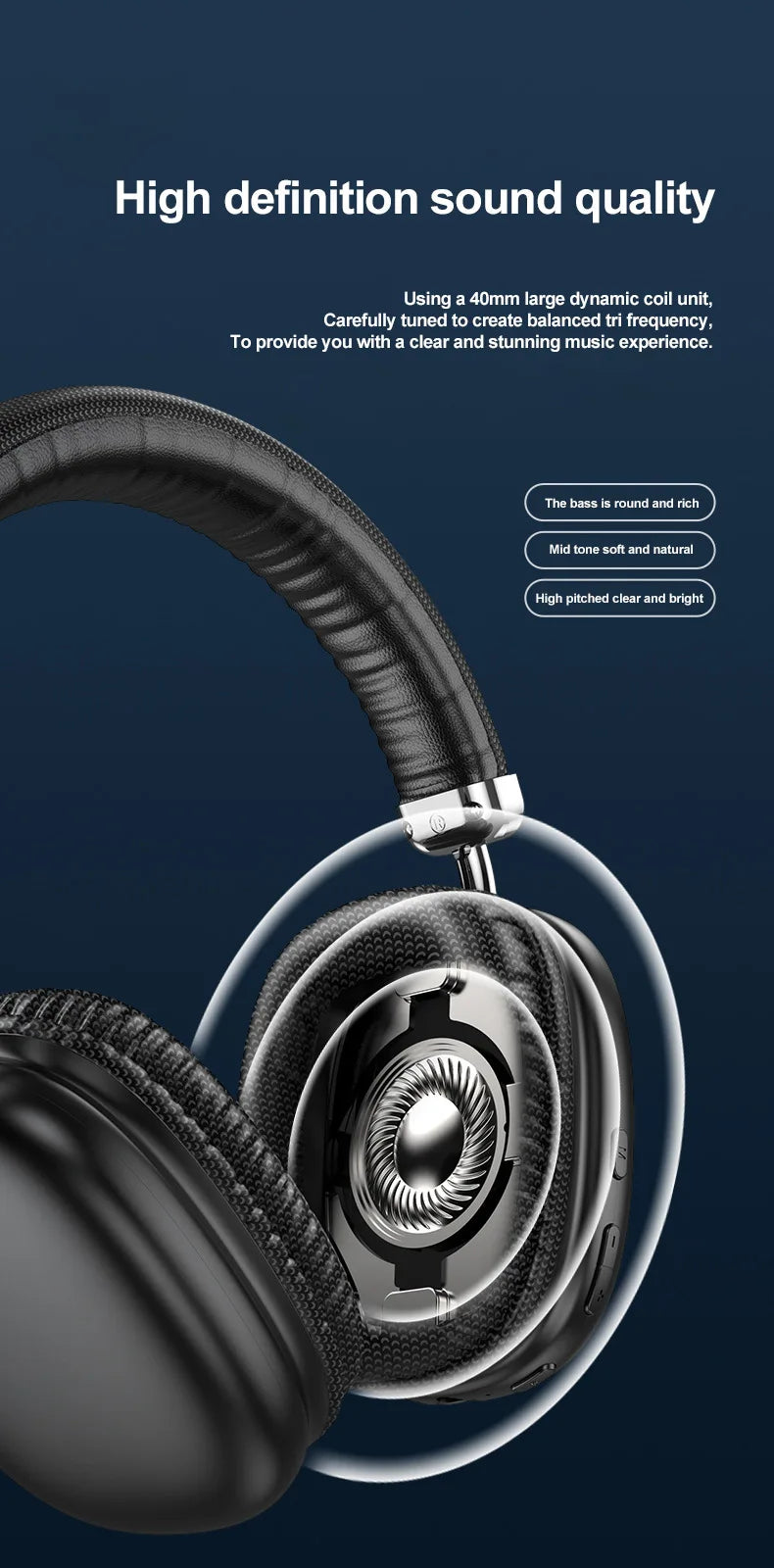 2024 Air Max Bluetooth 5.3 Earphone Over ear Headphone Wireless Headset Pods Pro Max Headphone for Apple Iphone tws dluetooth