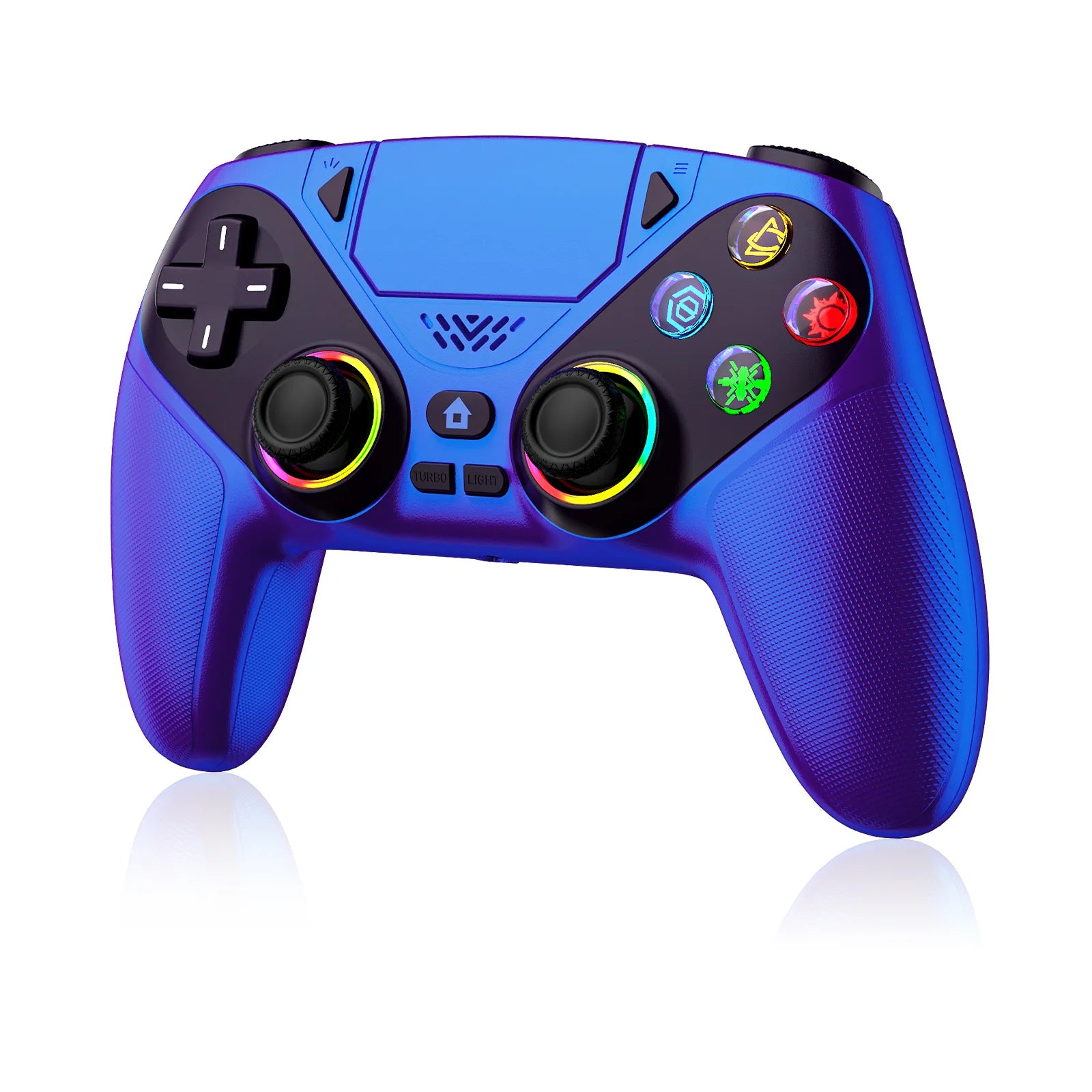 RGB Controller For Playstion 5/PS5 Pro/Slim/PC Wireless Gamepad Hall Effect Trigger Turbo Vibration controle ps5 Joystick