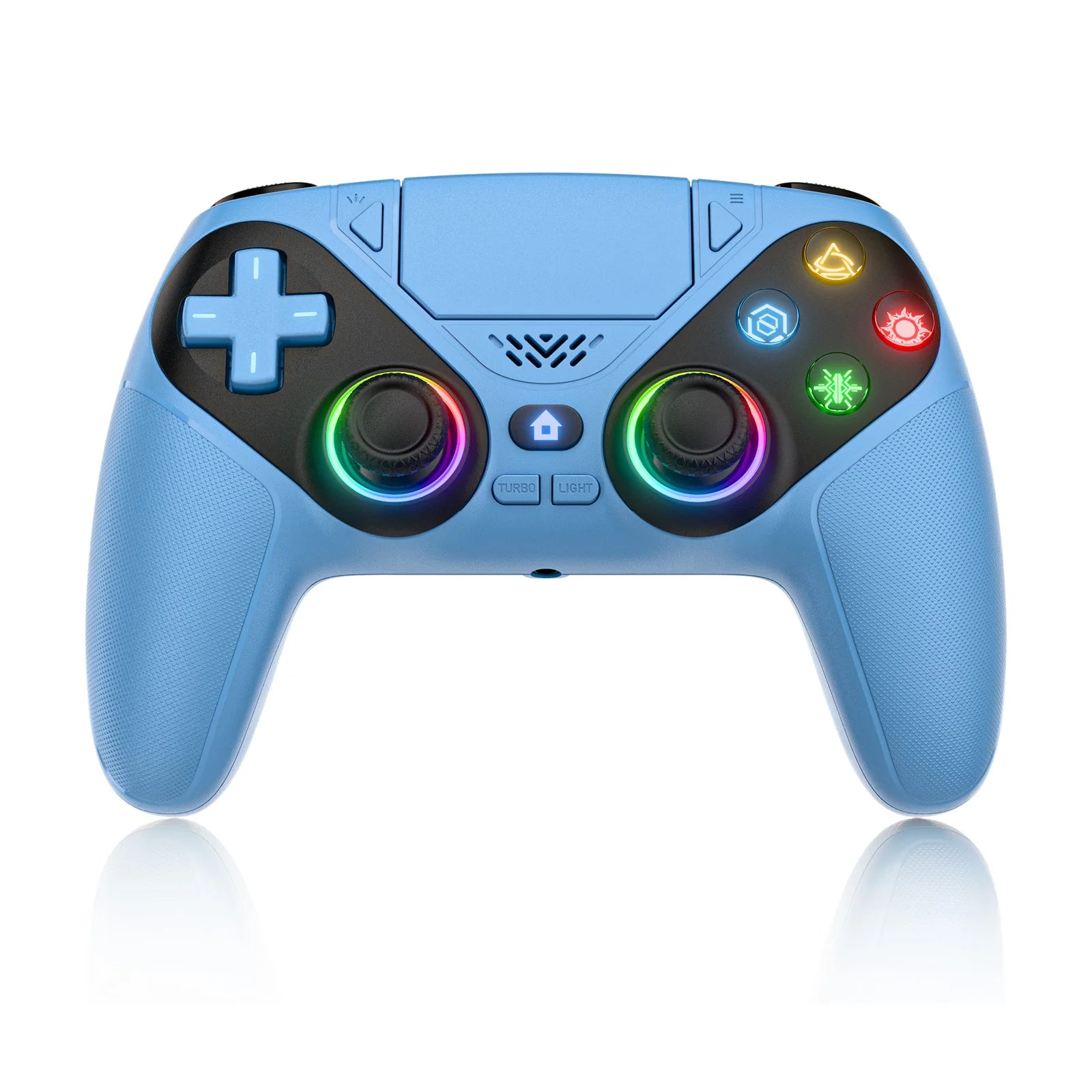 RGB Controller For Playstion 5/PS5 Pro/Slim/PC Wireless Gamepad Hall Effect Trigger Turbo Vibration controle ps5 Joystick