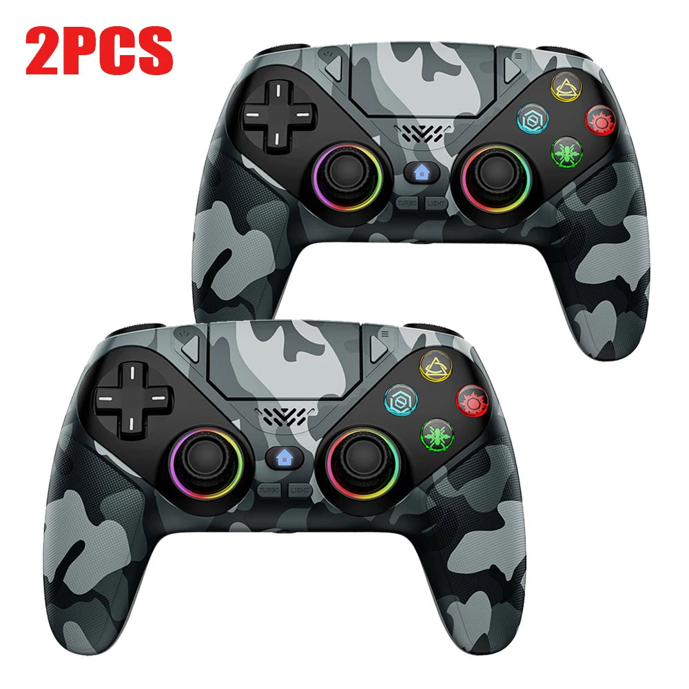 RGB Controller For Playstion 5/PS5 Pro/Slim/PC Wireless Gamepad Hall Effect Trigger Turbo Vibration controle ps5 Joystick