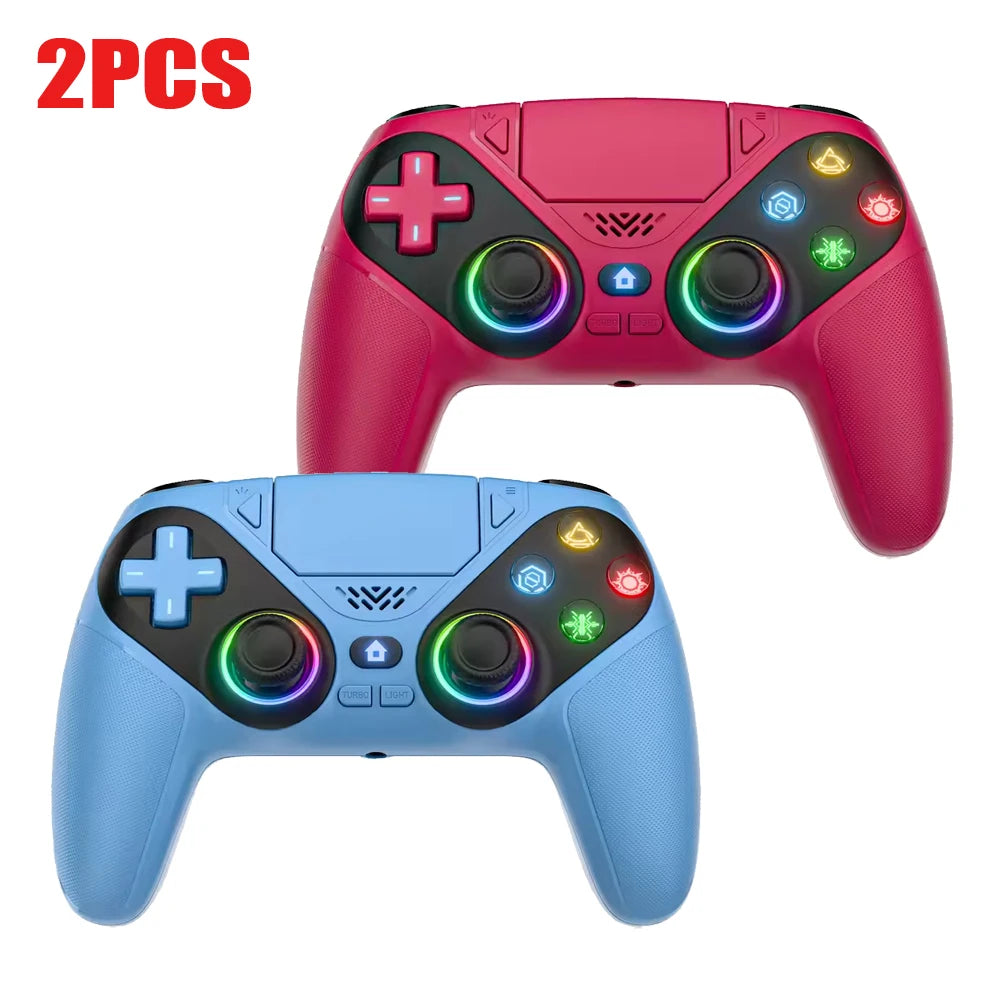RGB Controller For Playstion 5/PS5 Pro/Slim/PC Wireless Gamepad Hall Effect Trigger Turbo Vibration controle ps5 Joystick