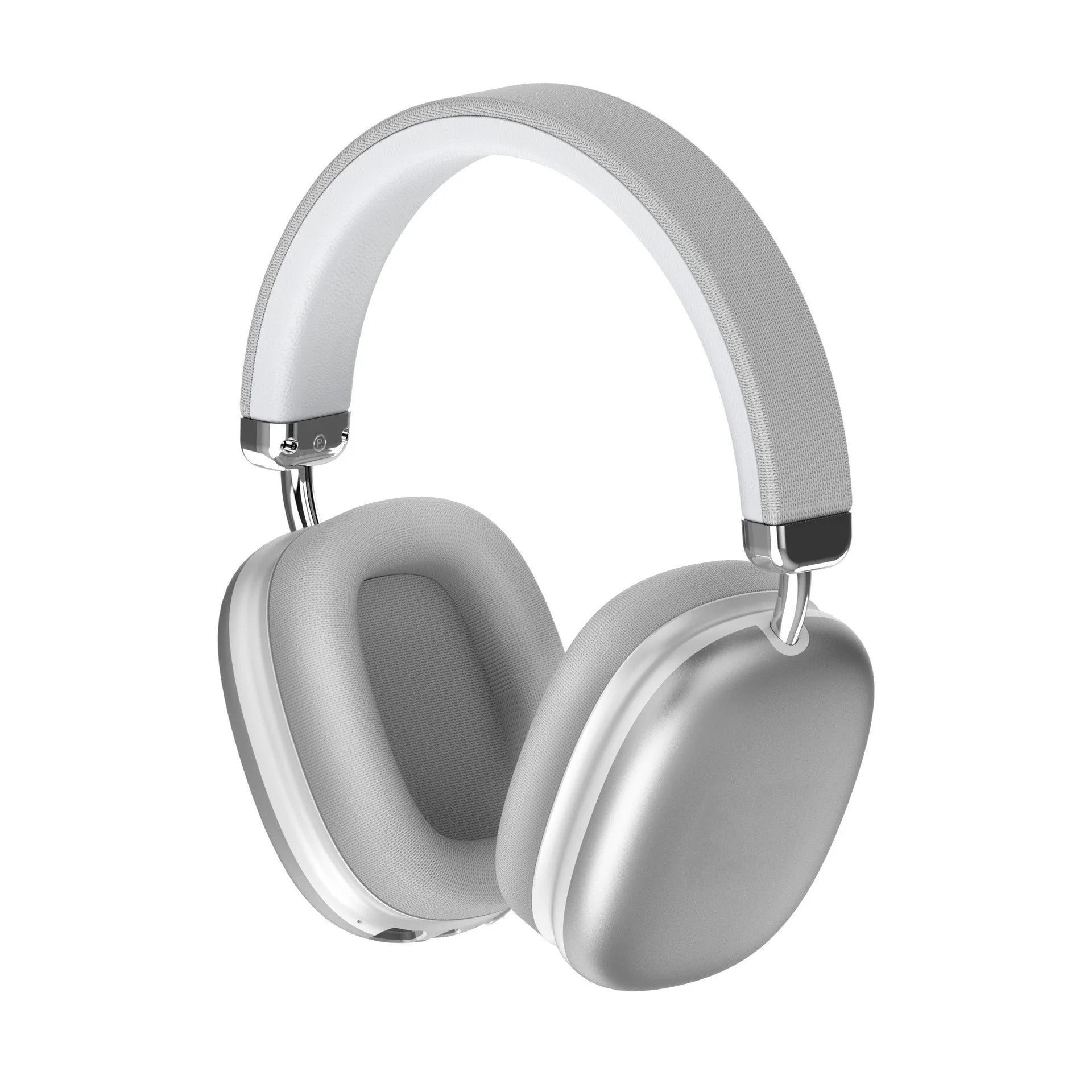 Fabric Headband Over-Ear Headphones Wireless Stereo HiFi Headset Adjustable Metal Rod Outdoor Music Noise Cancelling Earphones