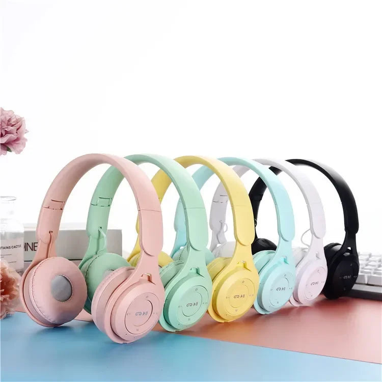 Hifi Sound Bluetooth Headphones Wireless Over-Ear Headsets with Microphone Noise Reduction Comfortable for Travel And Home Use