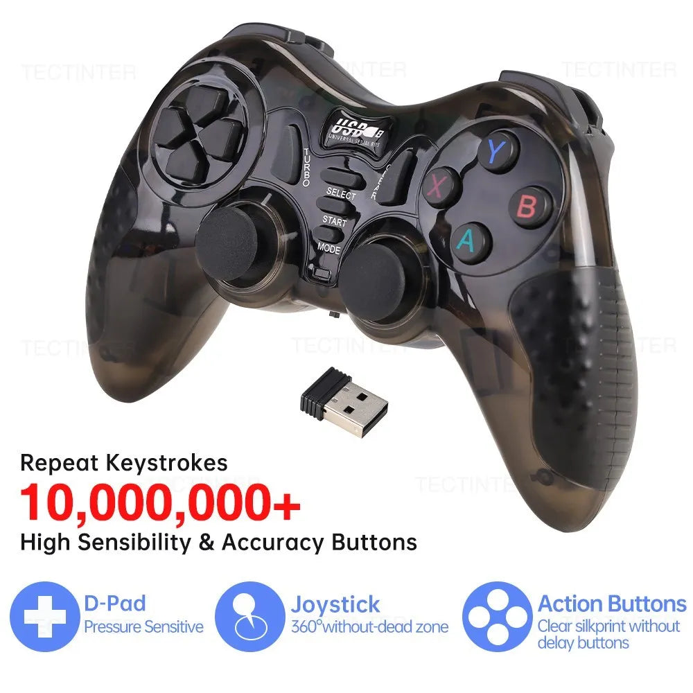 2.4GHz Wireless Controller for Sony PS3 & TV BOX & Android Gamepad USB PC Game Controle Joystick for PS3 Console Accessories