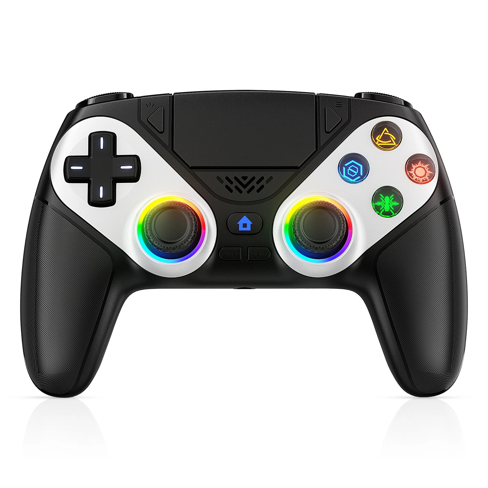 RGB Controller For Playstion 5/PS5 Pro/Slim/PC Wireless Gamepad Hall Effect Trigger Turbo Vibration controle ps5 Joystick