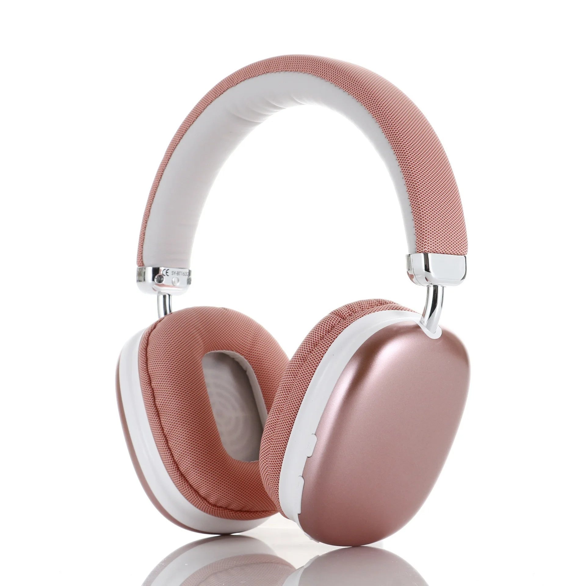 Fabric Headband Over-Ear Headphones Wireless Stereo HiFi Headset Adjustable Metal Rod Outdoor Music Noise Cancelling Earphones