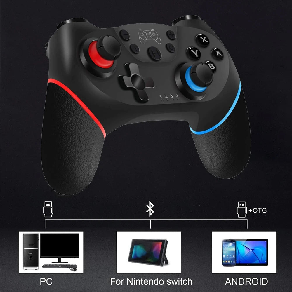 Bluetooth-Compatible Wireless Controller For NS/NS Lite/NS Oled Console Gamepad Android Phone PC Joystick Controle with 6-Axis