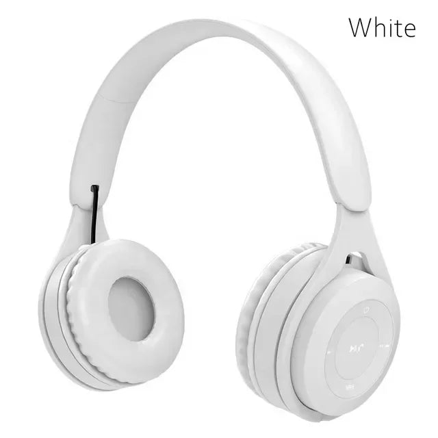 Hifi Sound Bluetooth Headphones Wireless Over-Ear Headsets with Microphone Noise Reduction Comfortable for Travel And Home Use